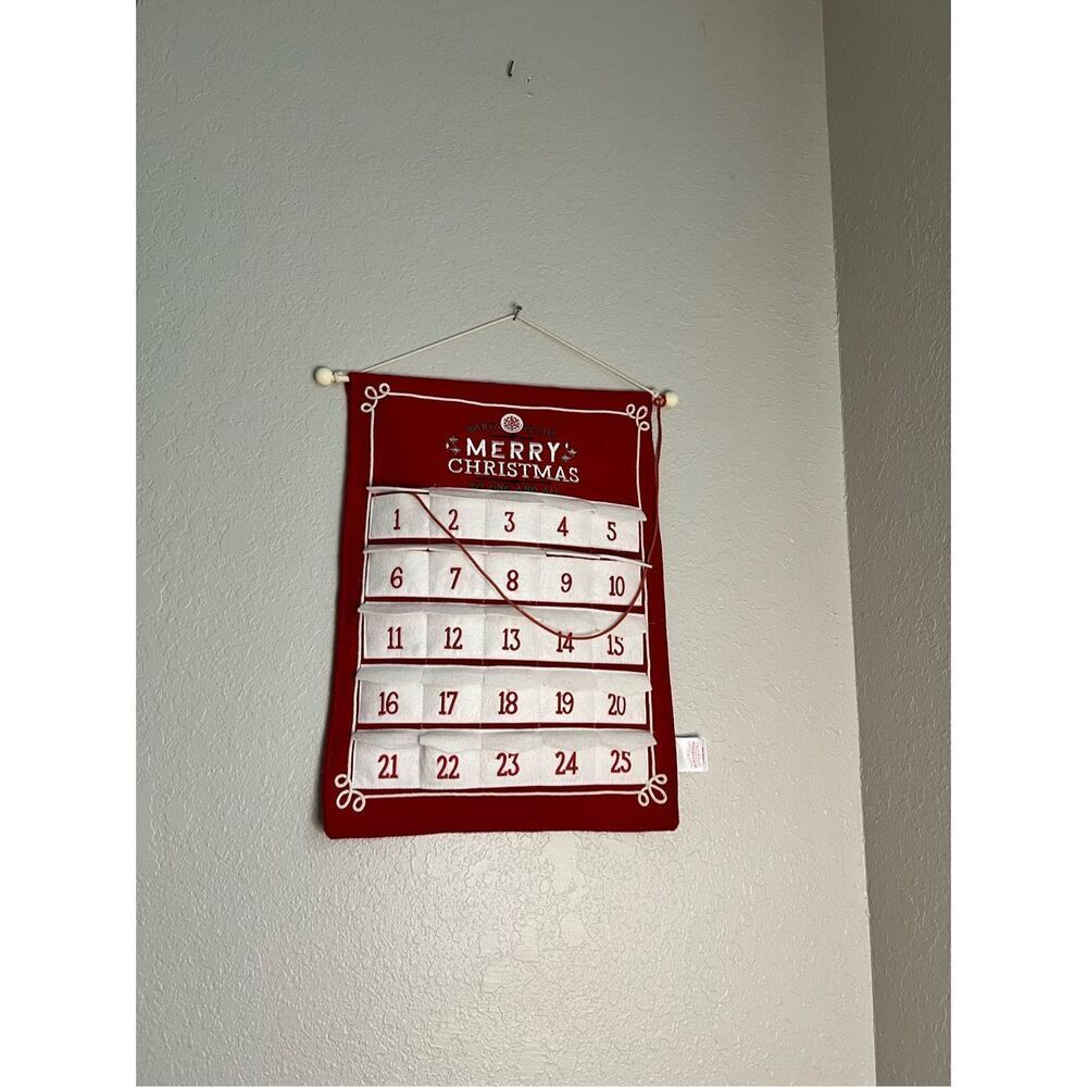 WONDERSHOP TARGET‎ 22.5” X 15.5“ Felt Christmas Countdown Advent Calendar